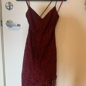 Blue Blush Lace Dress (small)